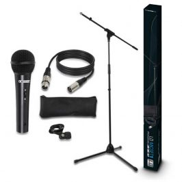 LD Systems MIC SET 1 Microphone Set with Microphone, Stand, Cable and Clamp 1